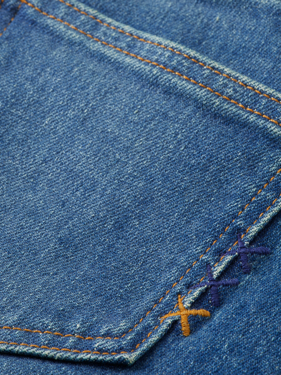 pojkjeans med löst sittande passform dean klassisk blå