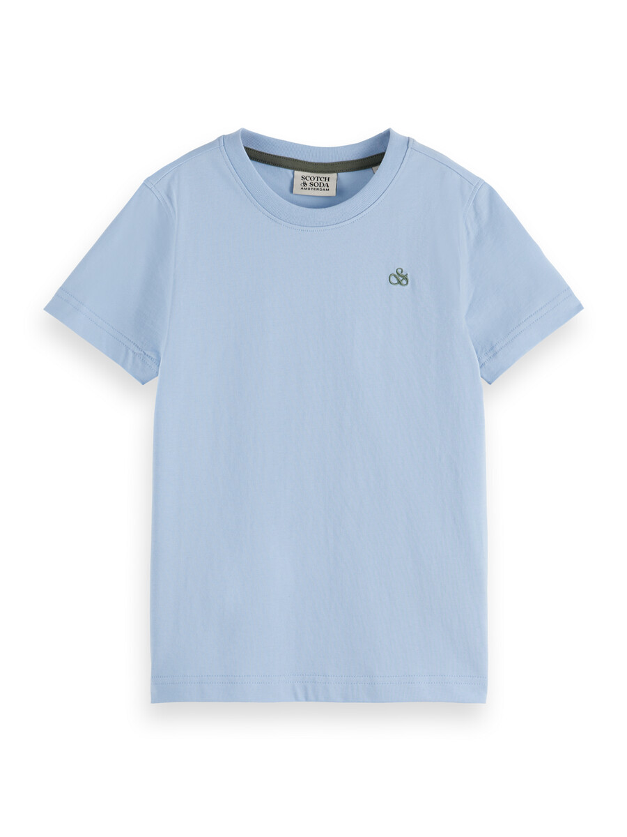 pojkars t-shirt med logotyp och normal passform