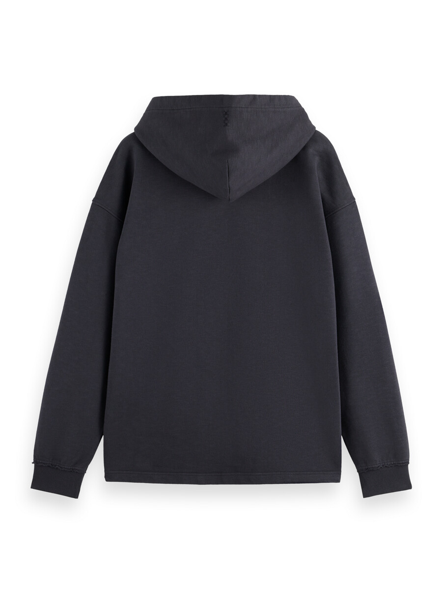 essentials — hoodie med broderad logotyp