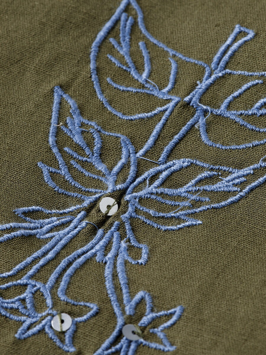 broderad maxiklänning