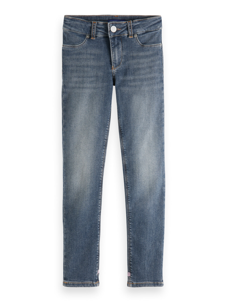 milou skinny jeans för flickor – elektrisk blå