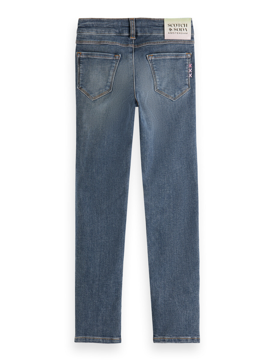 milou skinny jeans för flickor – elektrisk blå