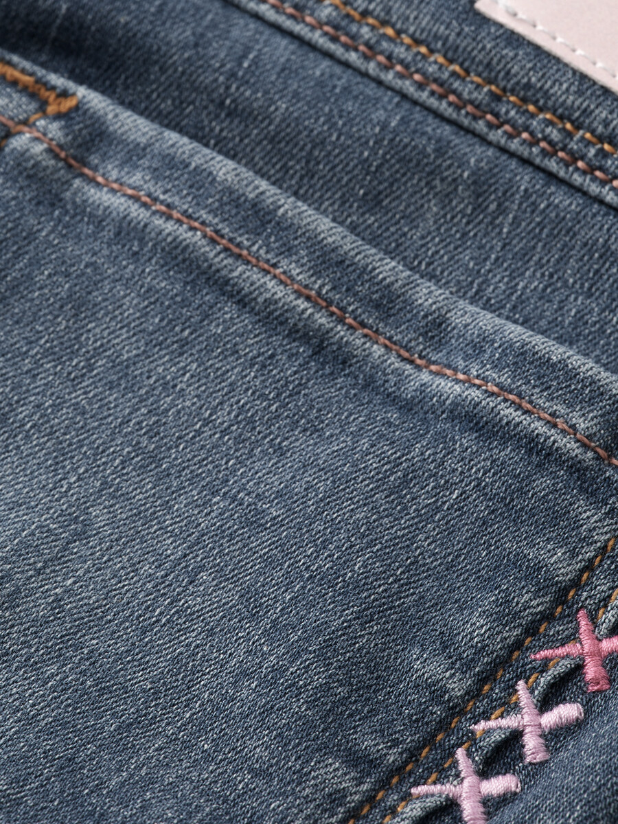 milou skinny jeans för flickor – elektrisk blå