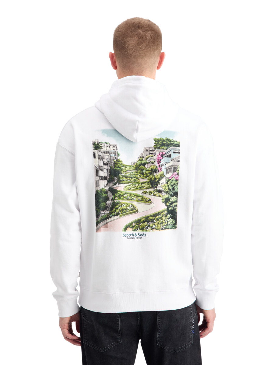 san francisco hoodie med avslappnad passform