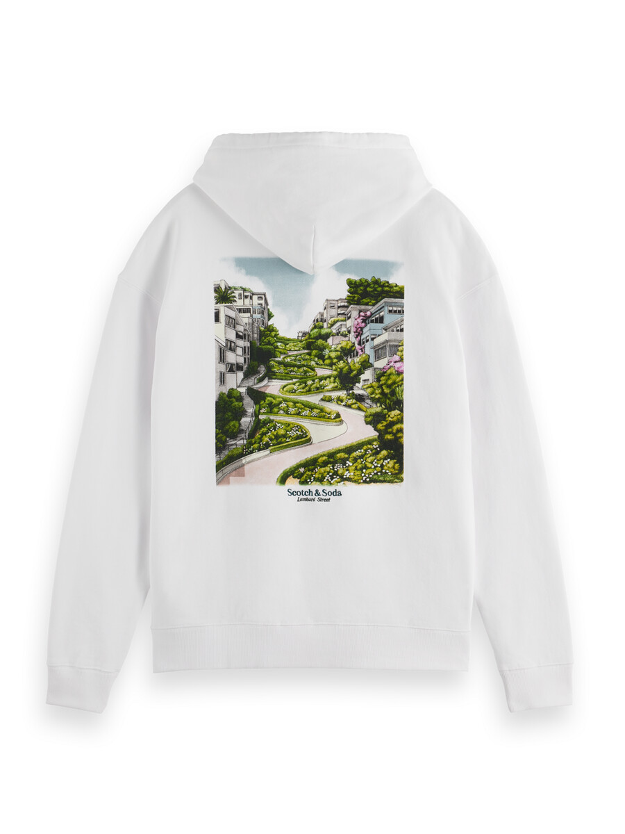 san francisco hoodie med avslappnad passform