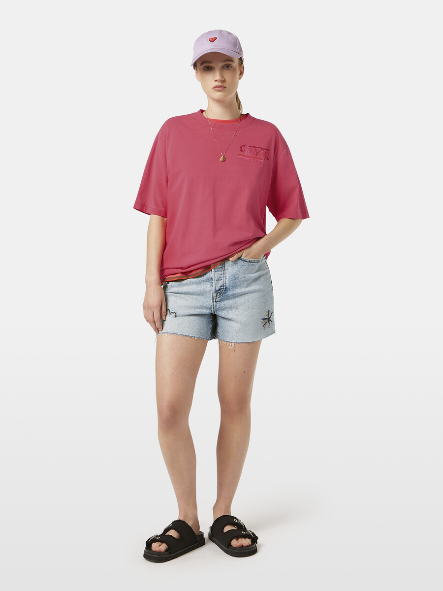 ray cut off jeansshorts vårljus
