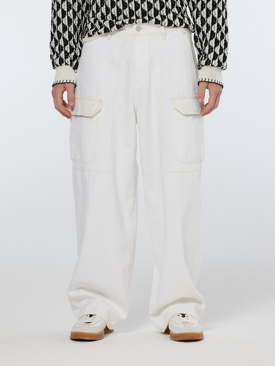 the daze loose fit cargo jeans blekta vita