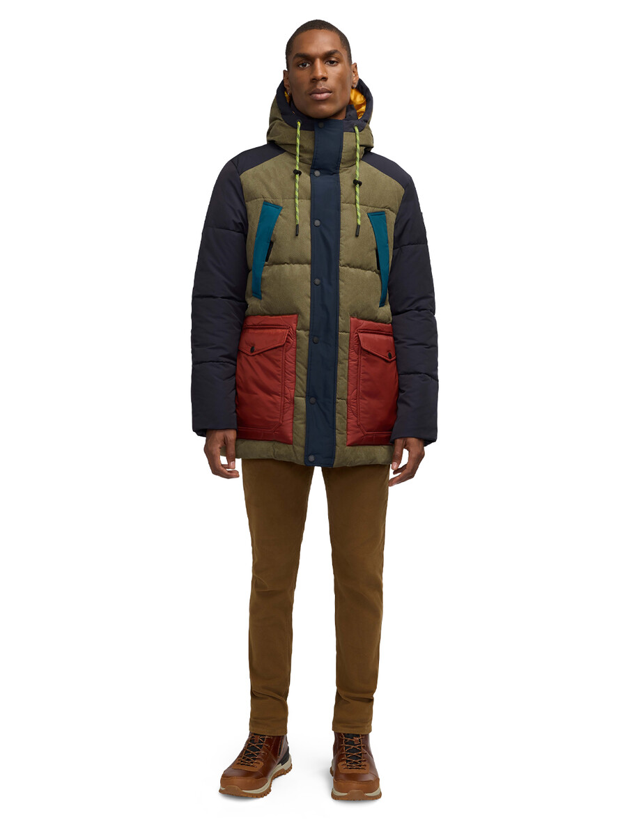 arza quiltad parkas i blandteknik
