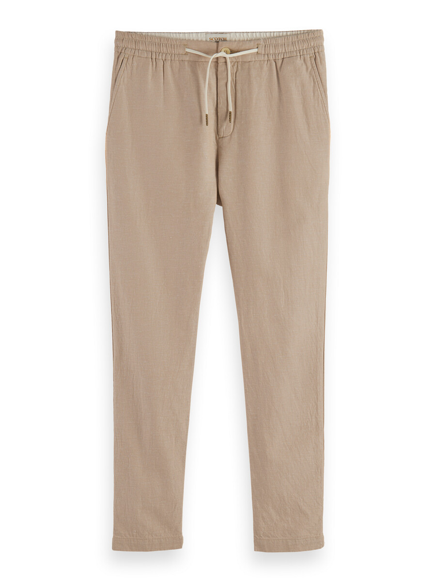 warren rak passform twill joggingbyxa