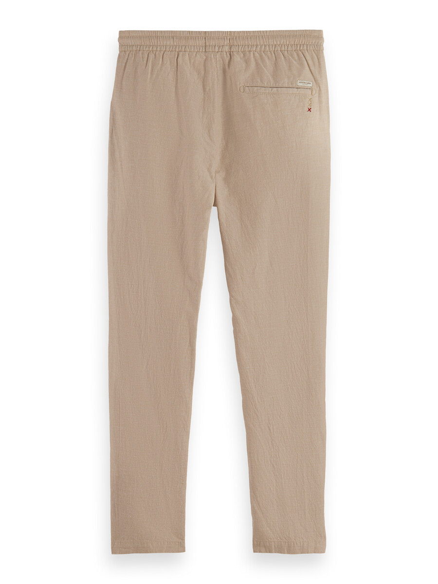 warren rak passform twill joggingbyxa
