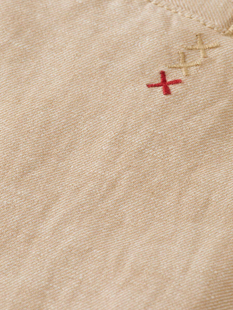 warren rak passform twill joggingbyxa
