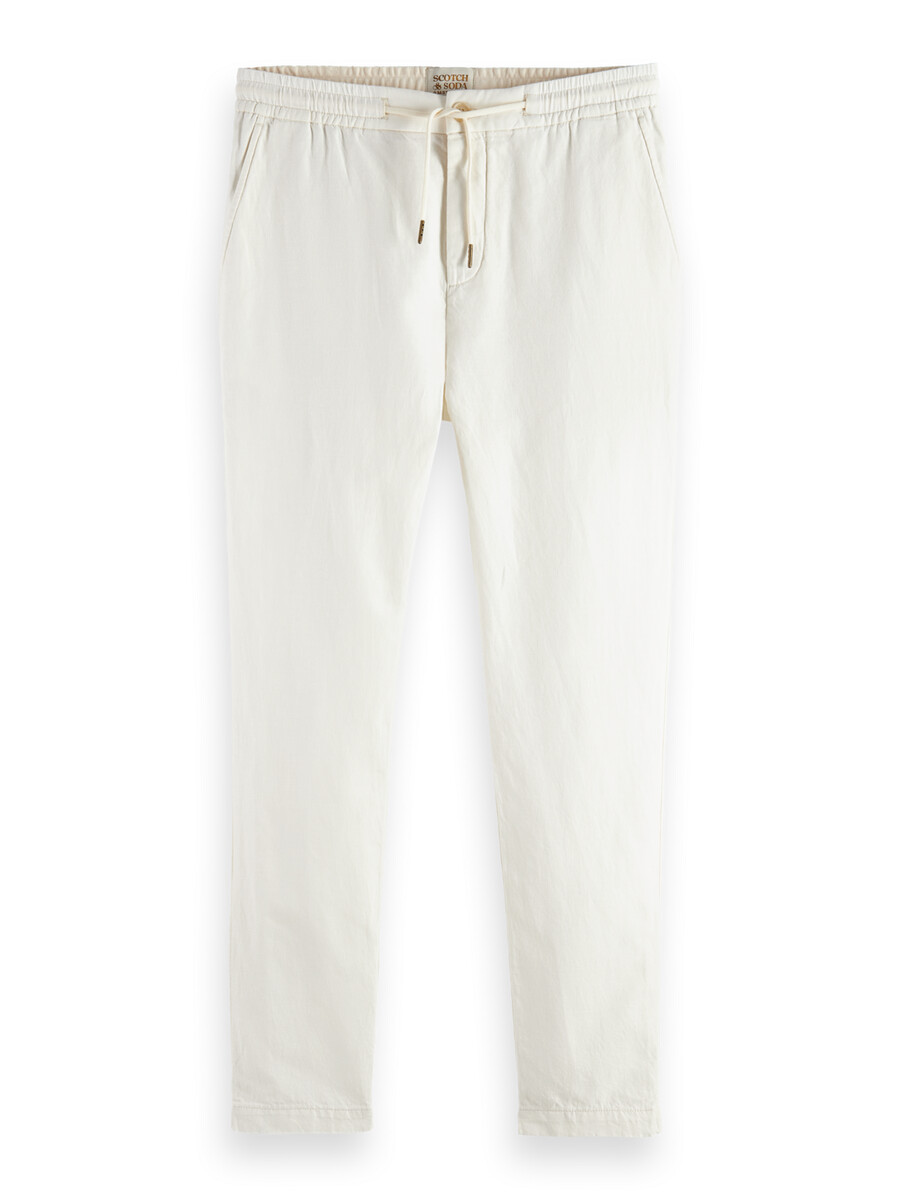 warren rak passform twill joggingbyxa