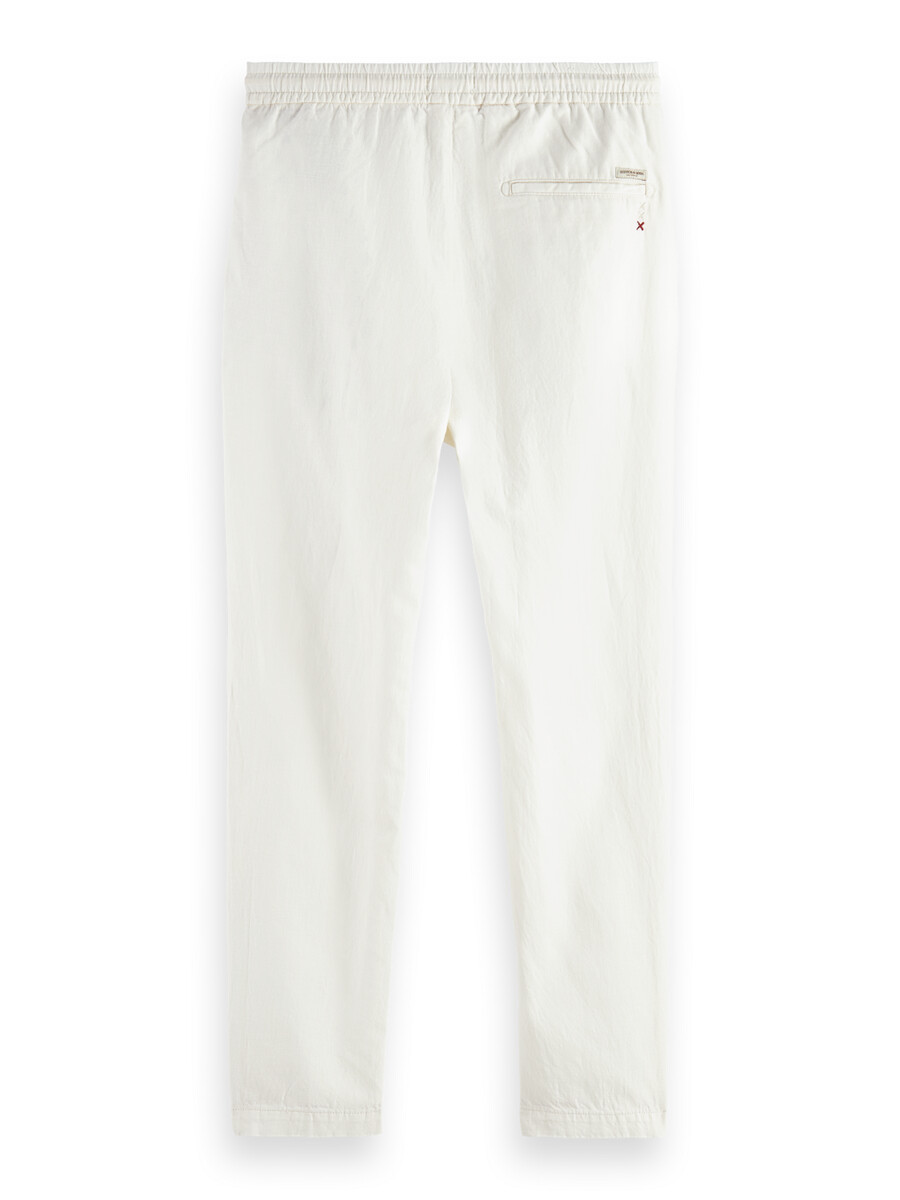 warren rak passform twill joggingbyxa