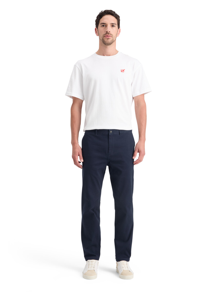 essentials — drift chino i bomullsblandning i twill