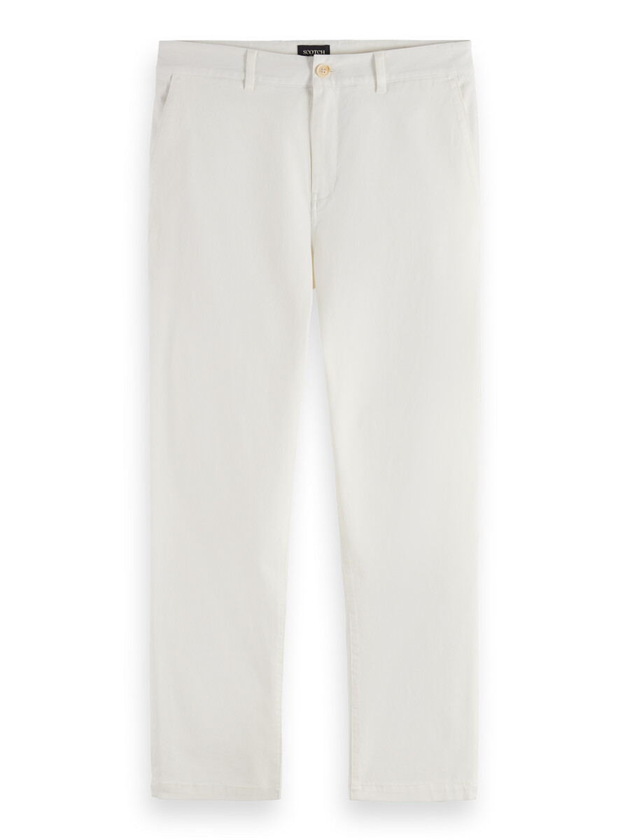 essentials — drift chino i bomullsblandning i twill
