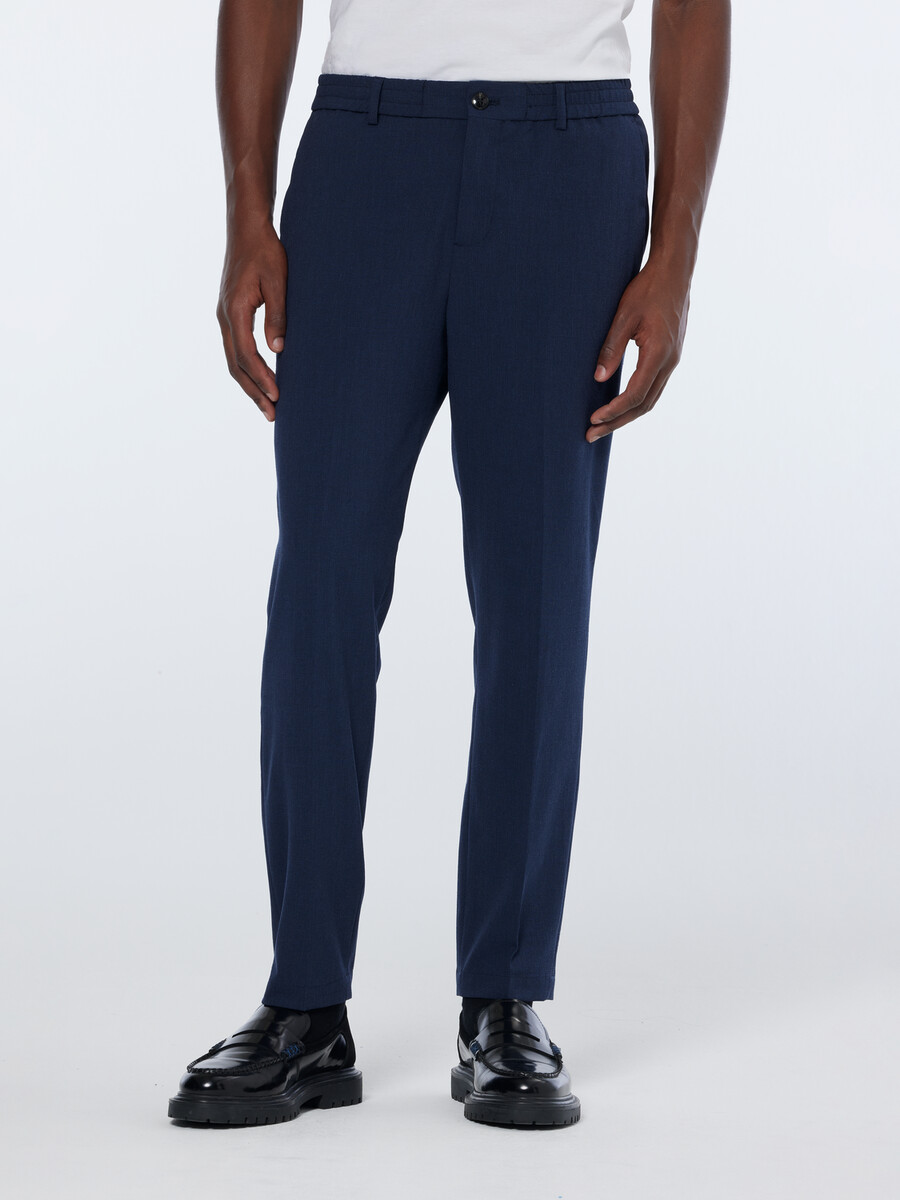 finch seersucker check jogger