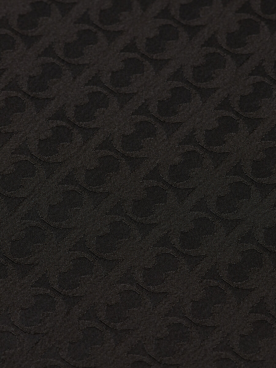 jacquard relaxed fit sateen skjorta