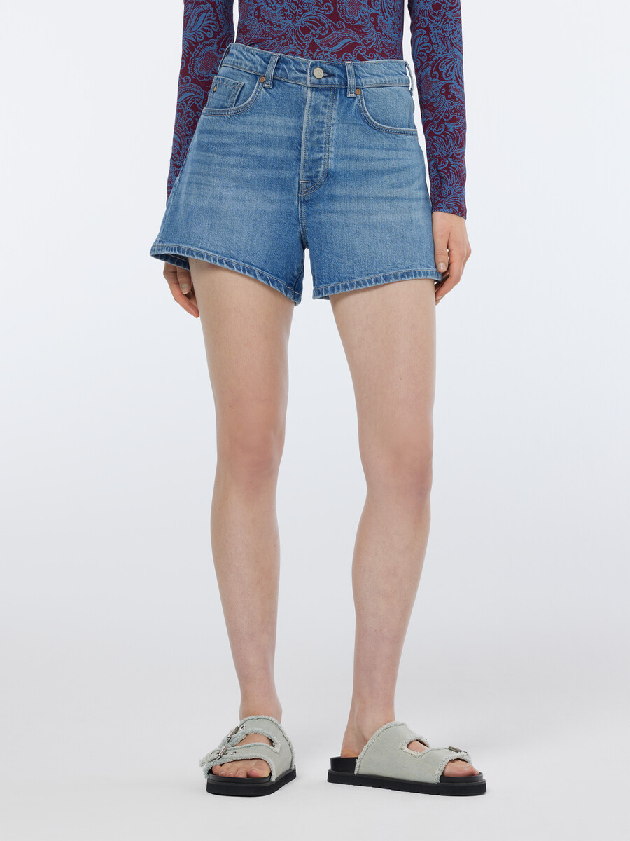 essentials — ray denim shorts blue dream