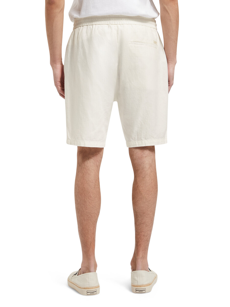 fave bomull-linne twill bermuda
