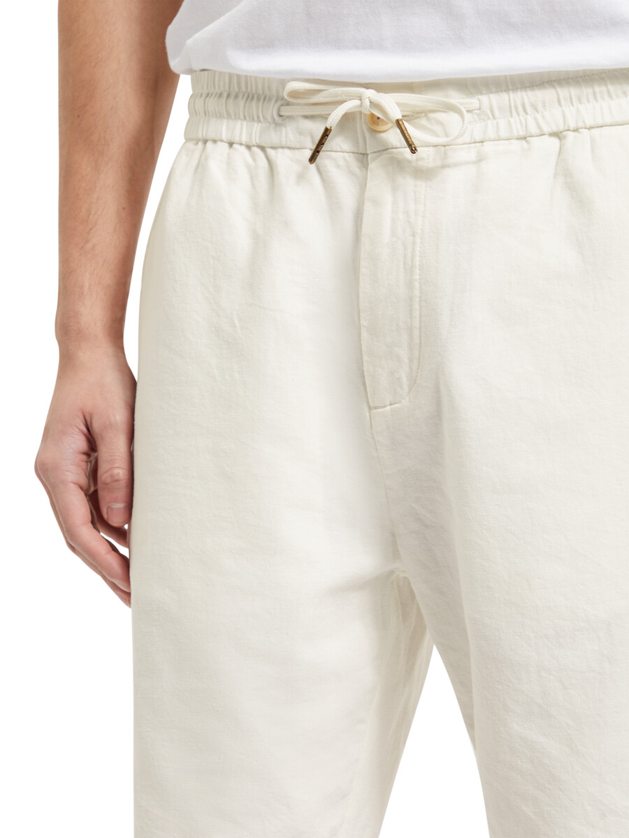 fave bomull-linne twill bermuda