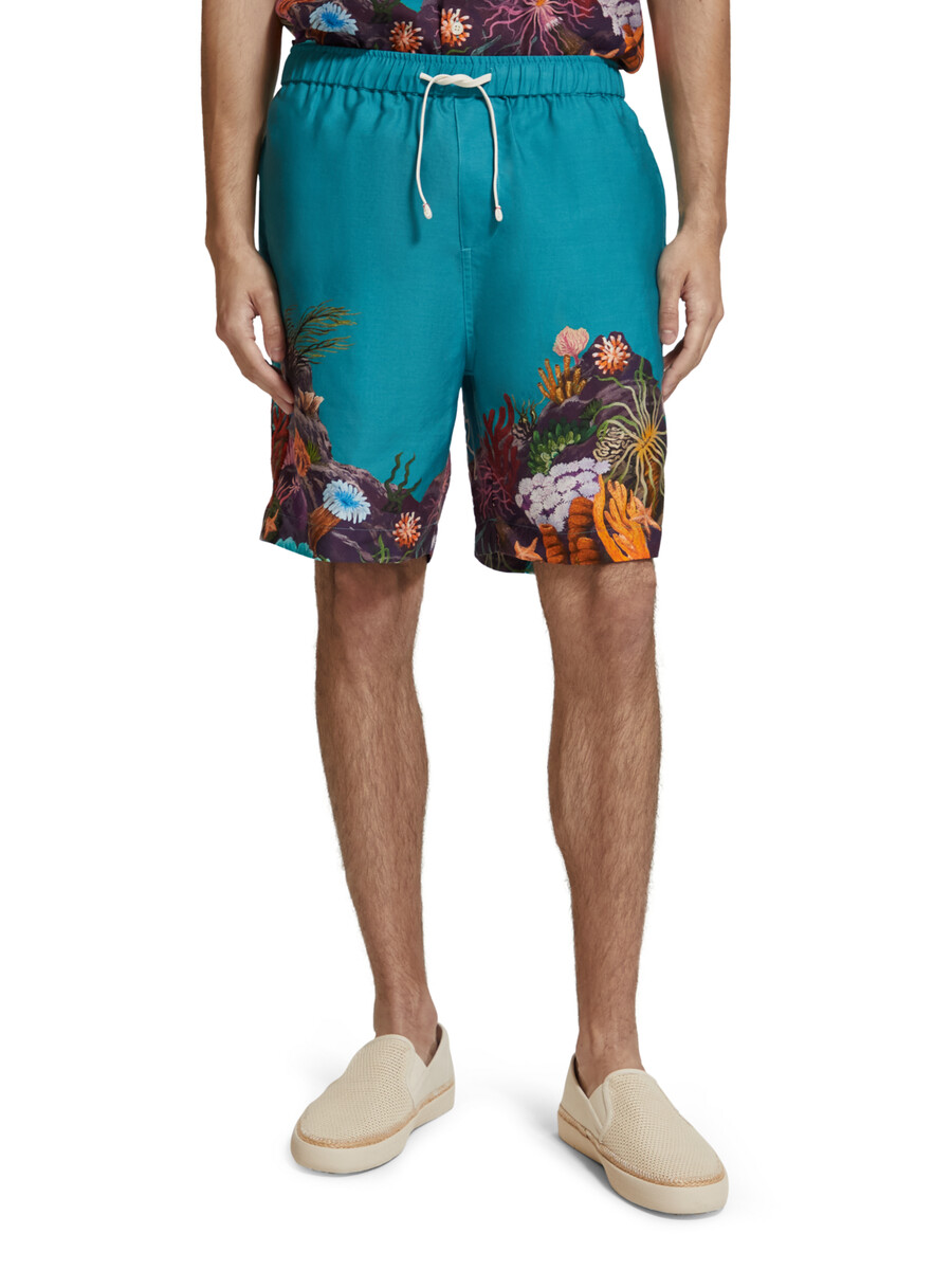 seanery mönstrade bermudashorts