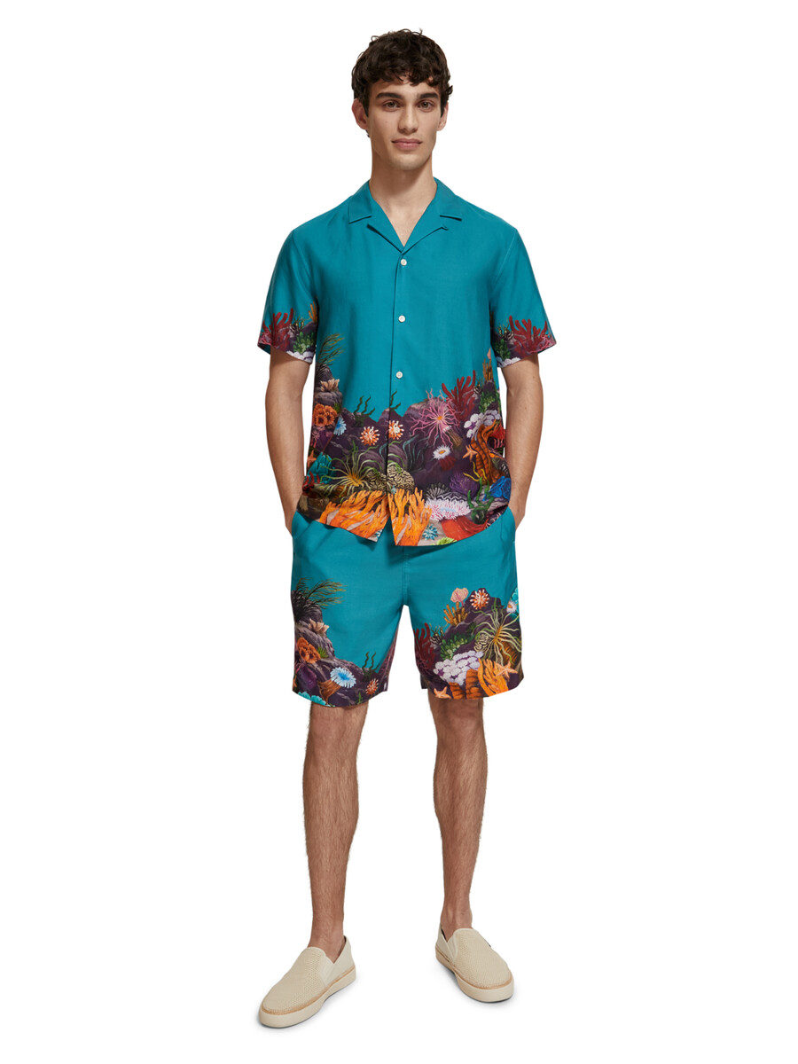 seanery mönstrade bermudashorts