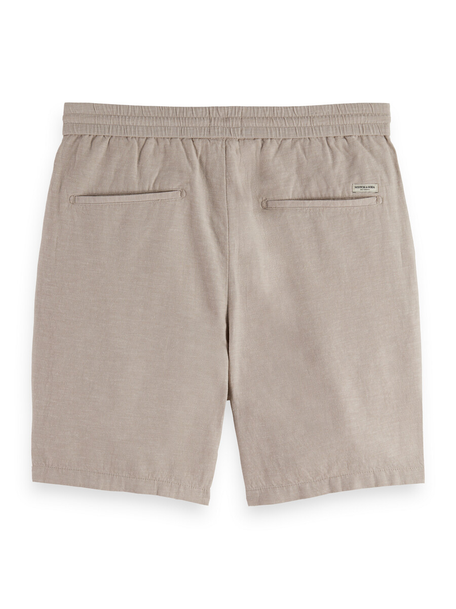 fave bomull-linne twill bermuda