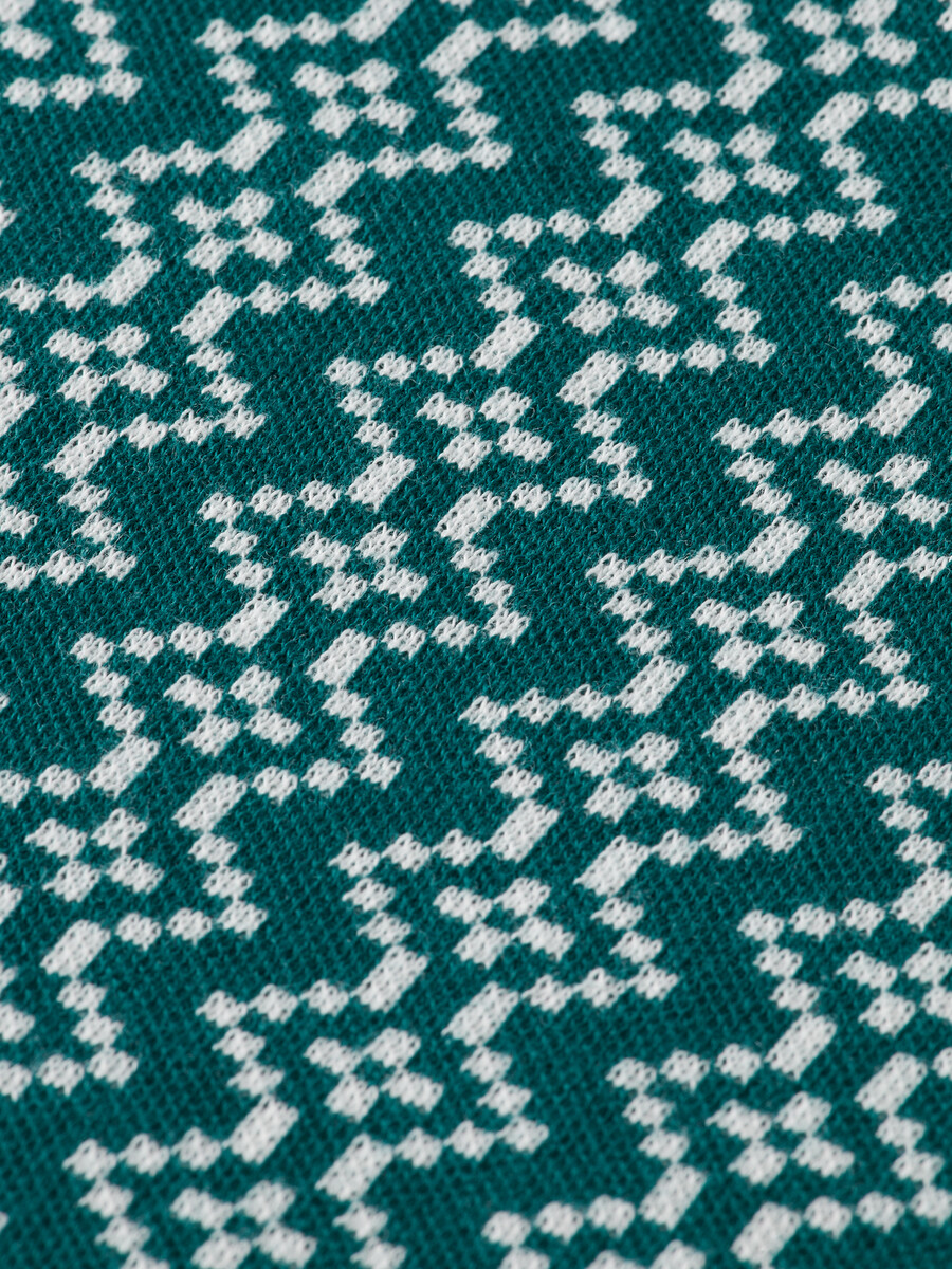 jacquard t-shirt med avslappnad passform