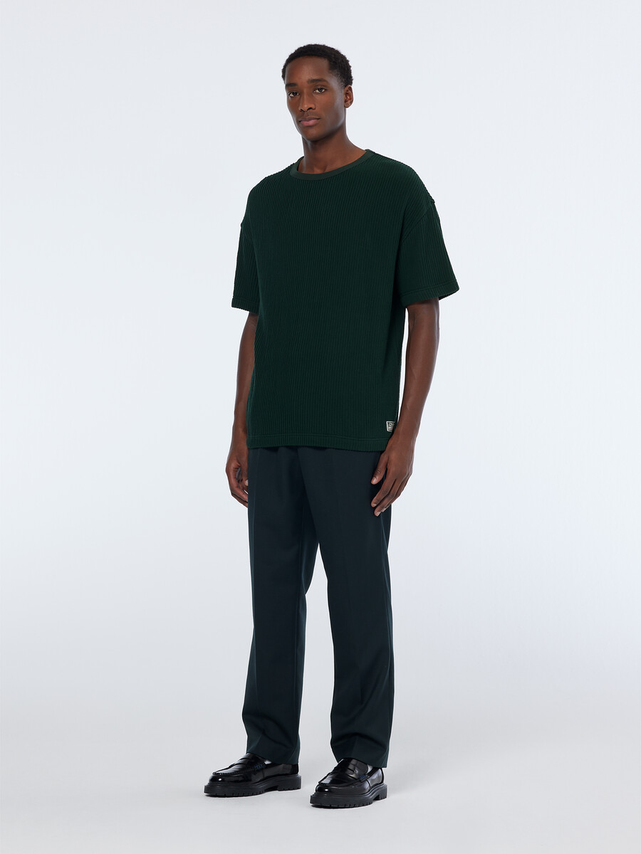 strukturerad lös passform t-shirt
