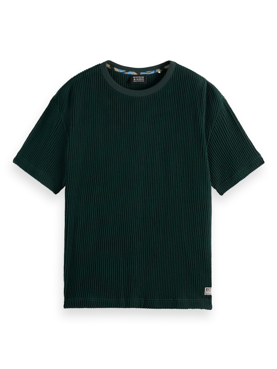 strukturerad lös passform t-shirt
