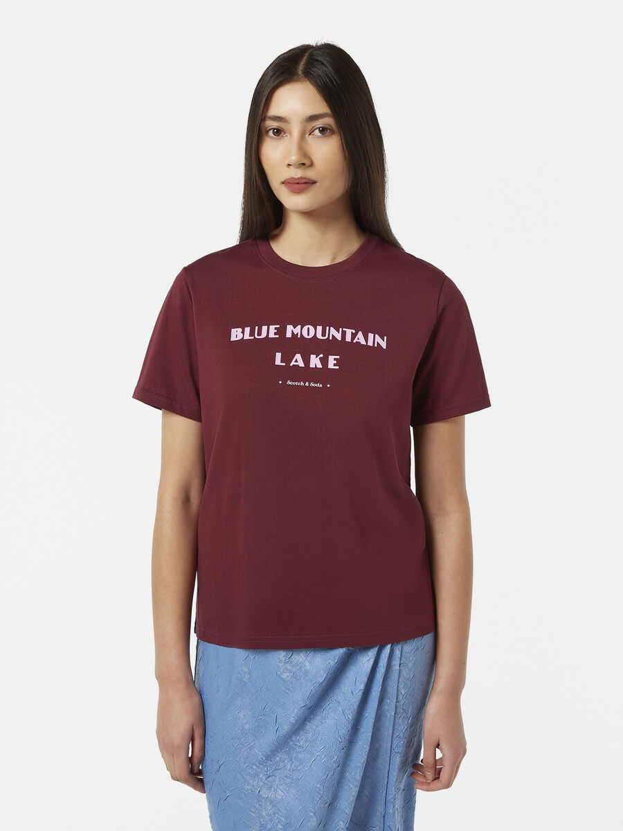 blå mountain lake regular fit t-shirt
