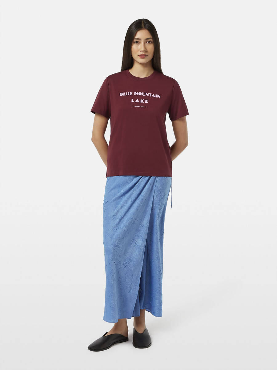blå mountain lake regular fit t-shirt