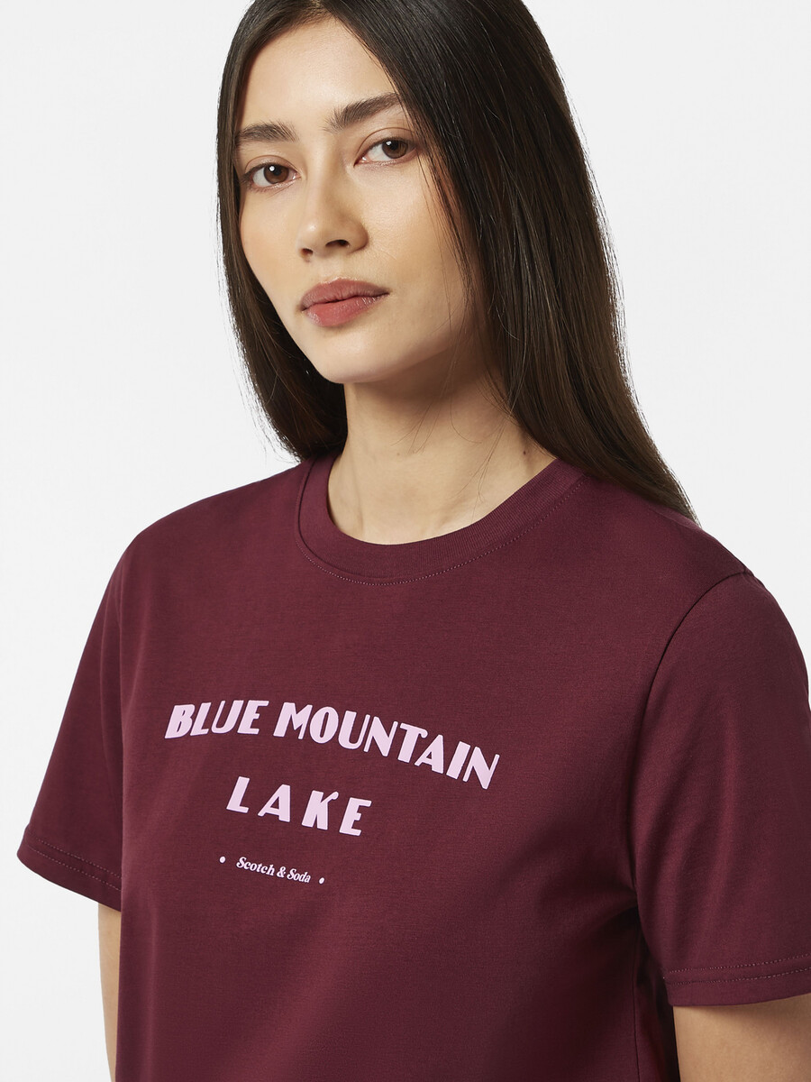 blå mountain lake regular fit t-shirt