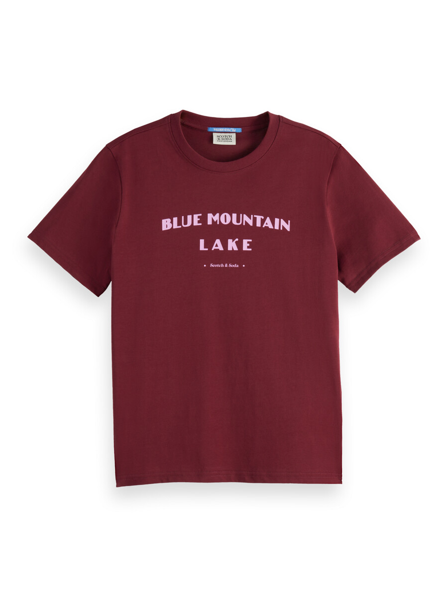 blå mountain lake regular fit t-shirt